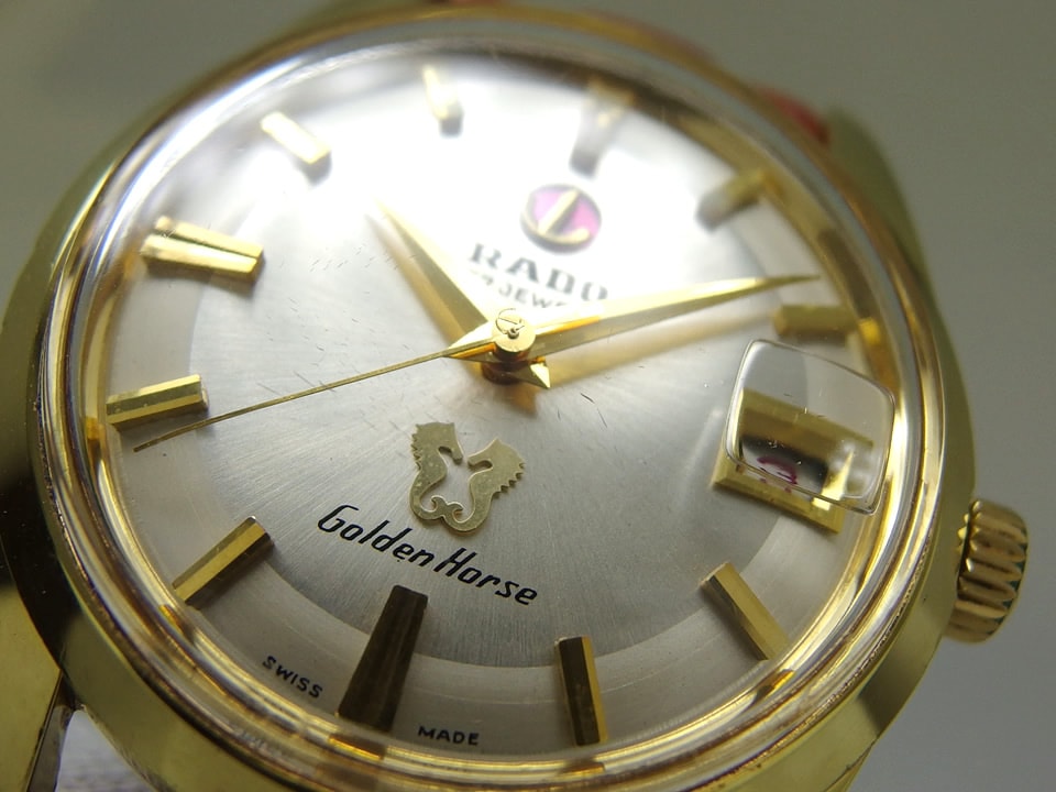 ラドー ゴールデンホース 57石 Ref.11674 金メッキ Cal.AS1789 自動巻 OH済 1957年頃 Rado