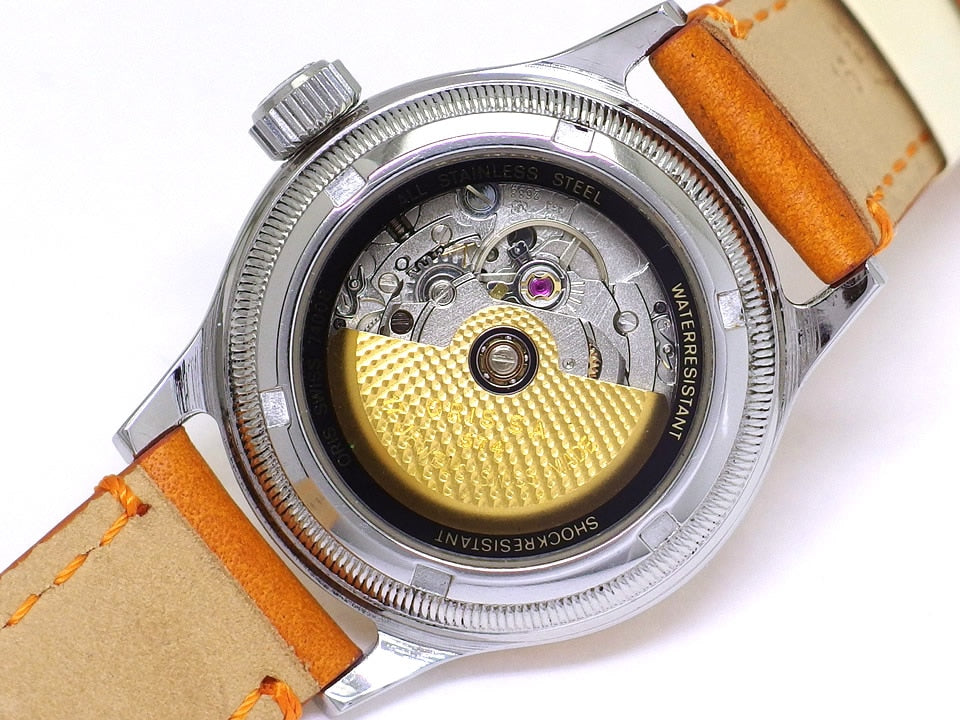 オリス ビッグクラウン ポインターデイト レディース 32mm 574 7400B 裏スケルトン ETA2688 17石 自動巻 OH済 USED