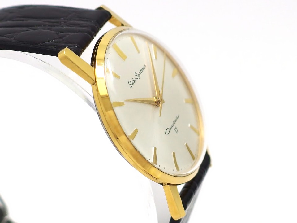 セイコー スポーツマン17 Ref.661990 金メッキ Cal.66A 17石 手巻 OH済 昭和40年/1965年製 Seiko