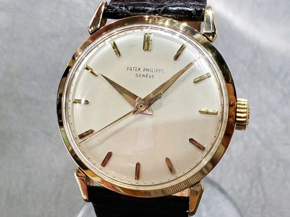 Patek Philippe Calatrava Ref. 1578 18K Yellow Gold with Guarantee and Archives Cal. 27SC Manual Winding Overhauled Made in 1956