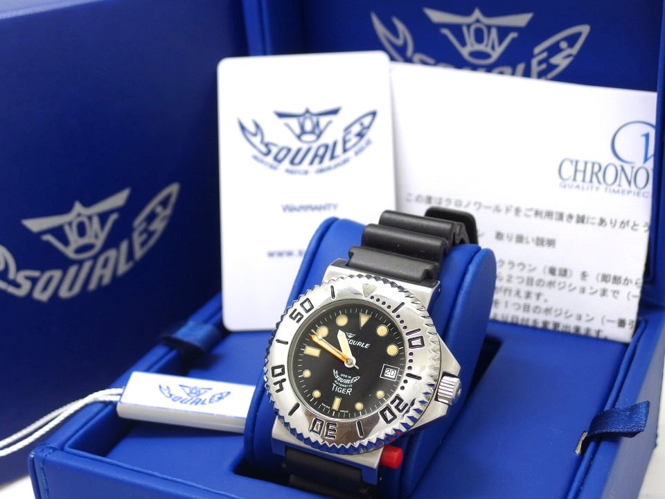 スクワーレ タイガー 2007 300m スイス製 ETA2892-2 自動巻 OH済 2013年購入 USED SQUALE
