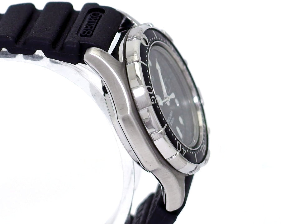 セイコー ダイバー スキューバ 200m レディース 32mm 7N85-001A クオーツ 1991年製 USED Seiko