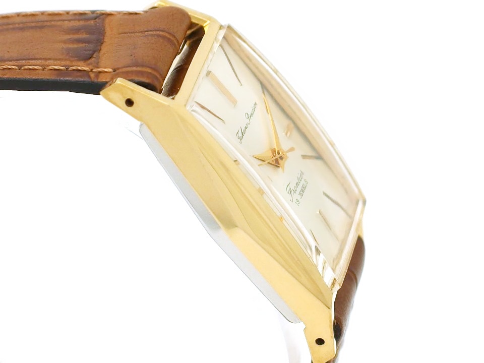 タカノ プレシジョン フロンティア Ref.10073 スクエアケース 金メッキ 19石 手巻 OH済 1961年発売