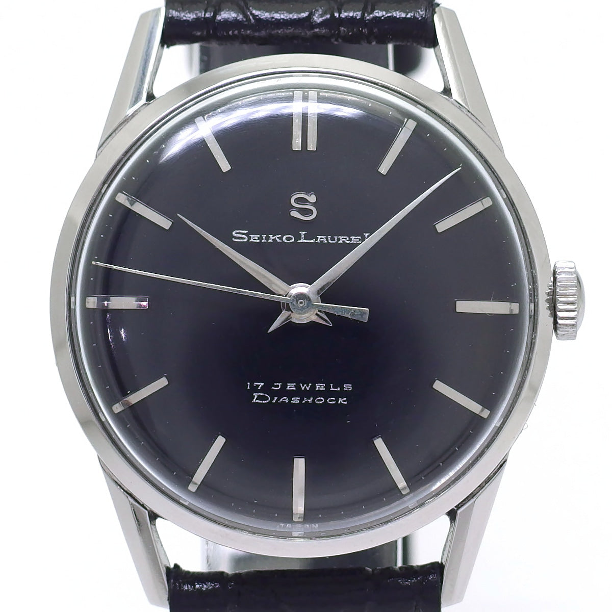 セイコー ローレル Sマーク 14048 SS リダン文字盤 17石 手巻 OH済 1958年頃 Seiko