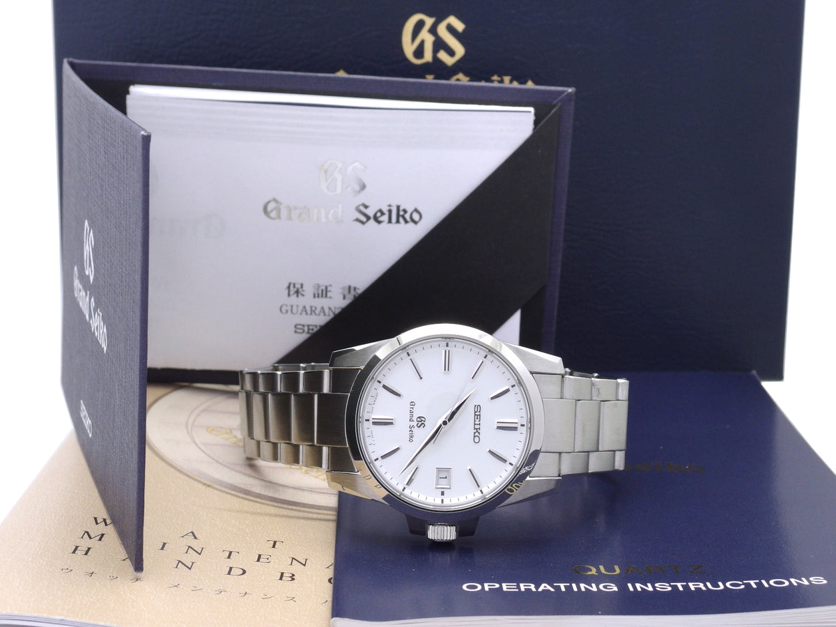 グランドセイコー SBGX057 9F62-0AA1 箱・取説・保証書付き クオーツ 2013年製 USED Seiko