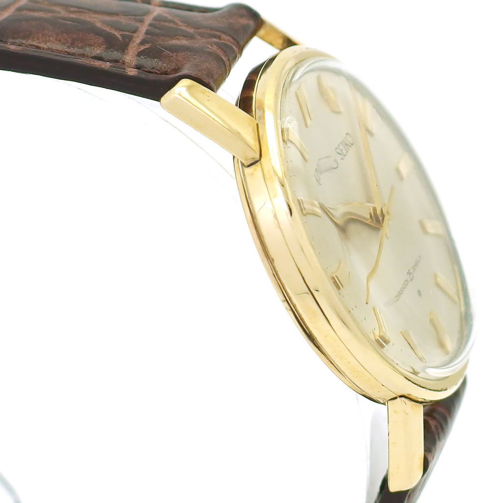 キングセイコー J14102 1st SD文字盤 14金張り 25石 手巻 OH済 昭和38年/1963年製 Seiko