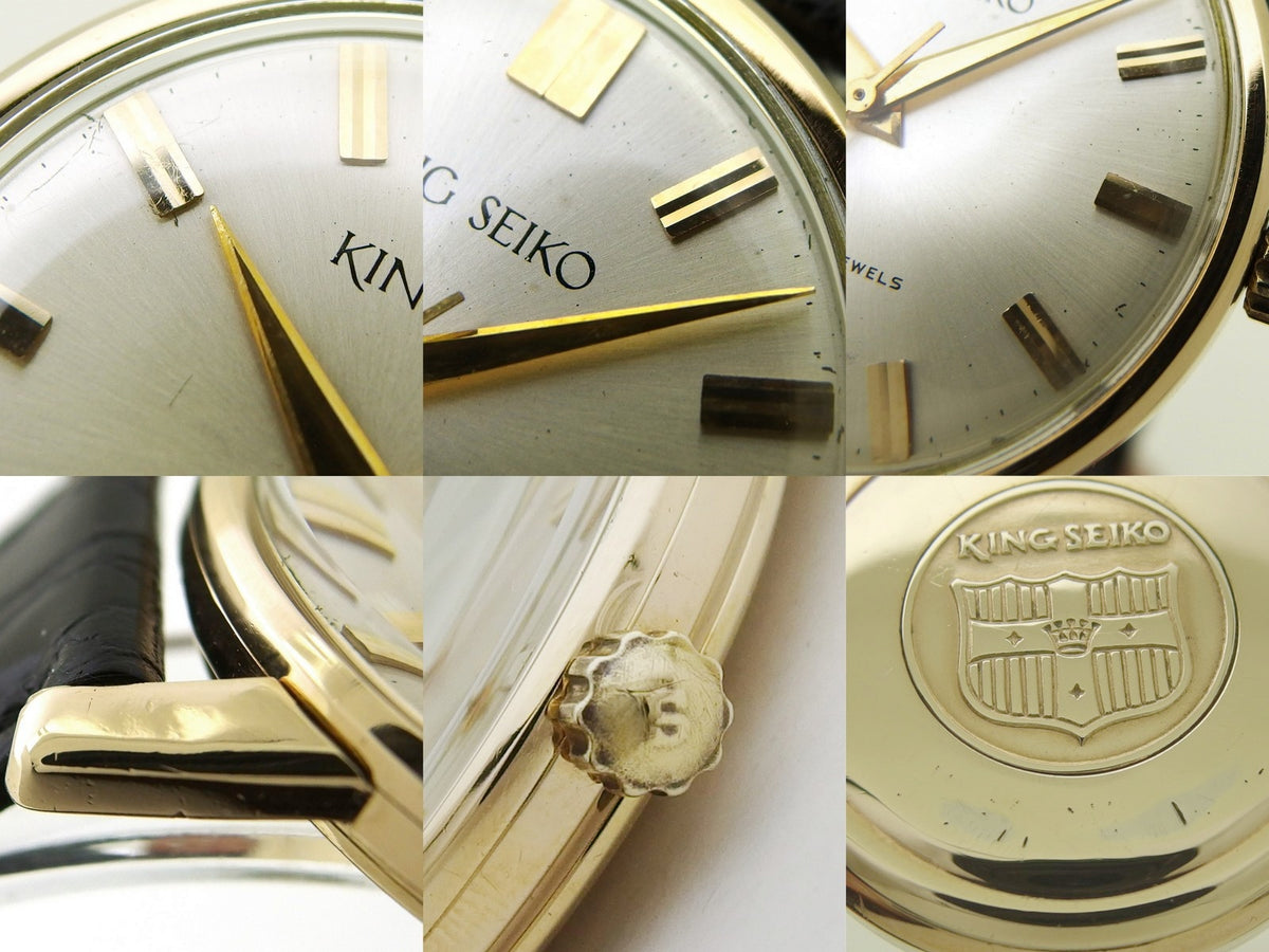 キングセイコー J14102E 1st SD文字盤 14金張り 25石 手巻 OH済 昭和36年/1961年製 Seiko