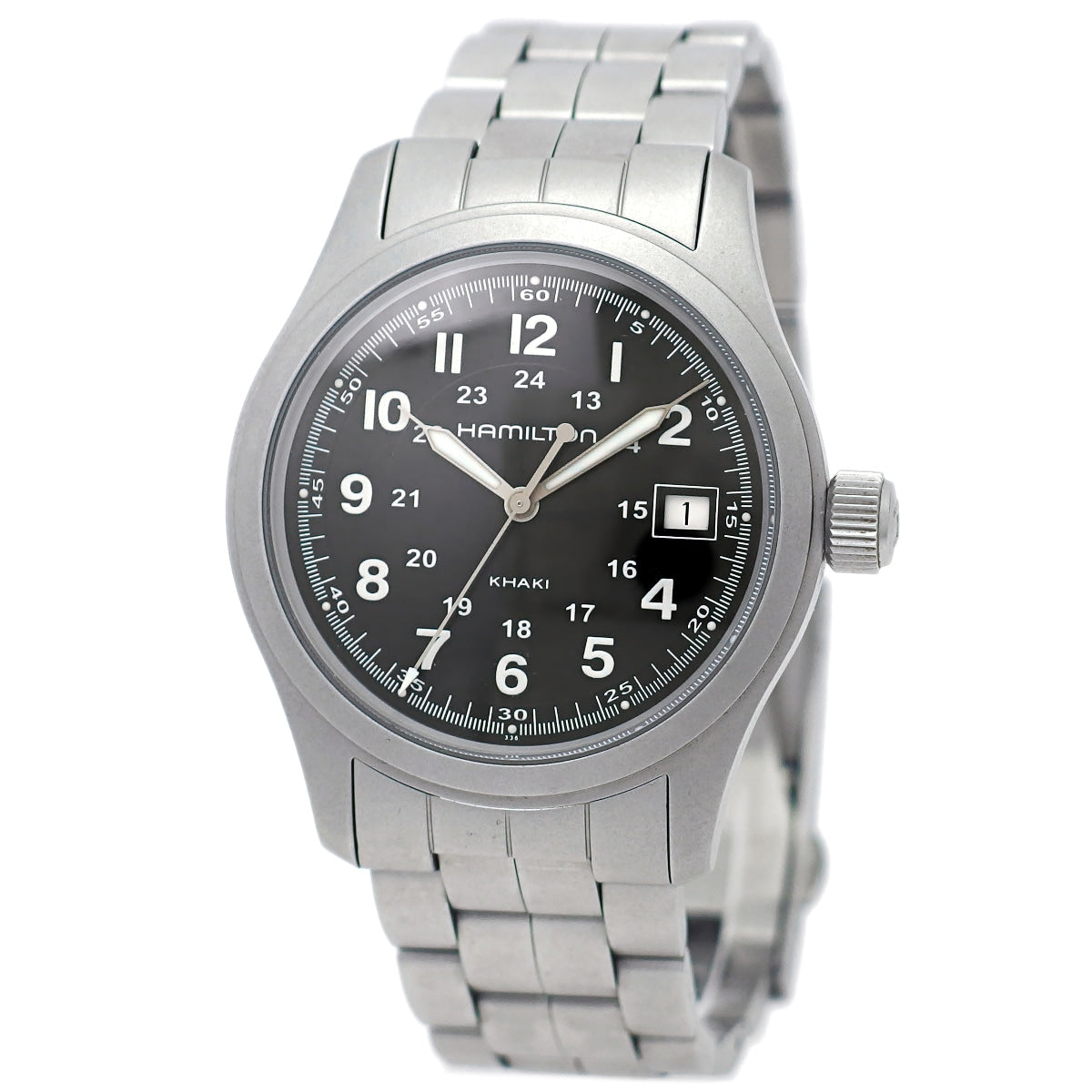 ハミルトン カーキ 38mm H684410 純正ブレス クオーツ 2000年代 USED Hamilton