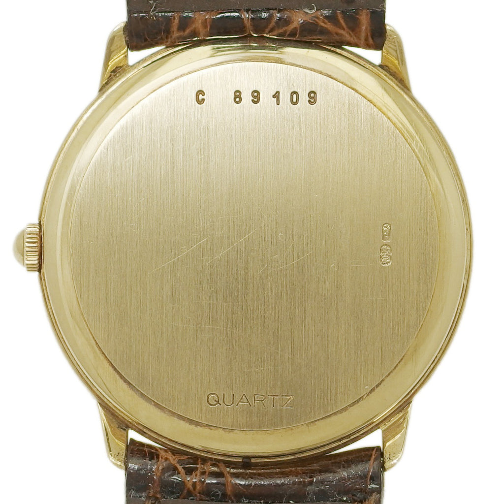 オーデマピゲ 18金無垢 ラウンドケース 31mm 純正金尾錠 Cal.2612 クオーツ メンズ USED Audemars Piguet