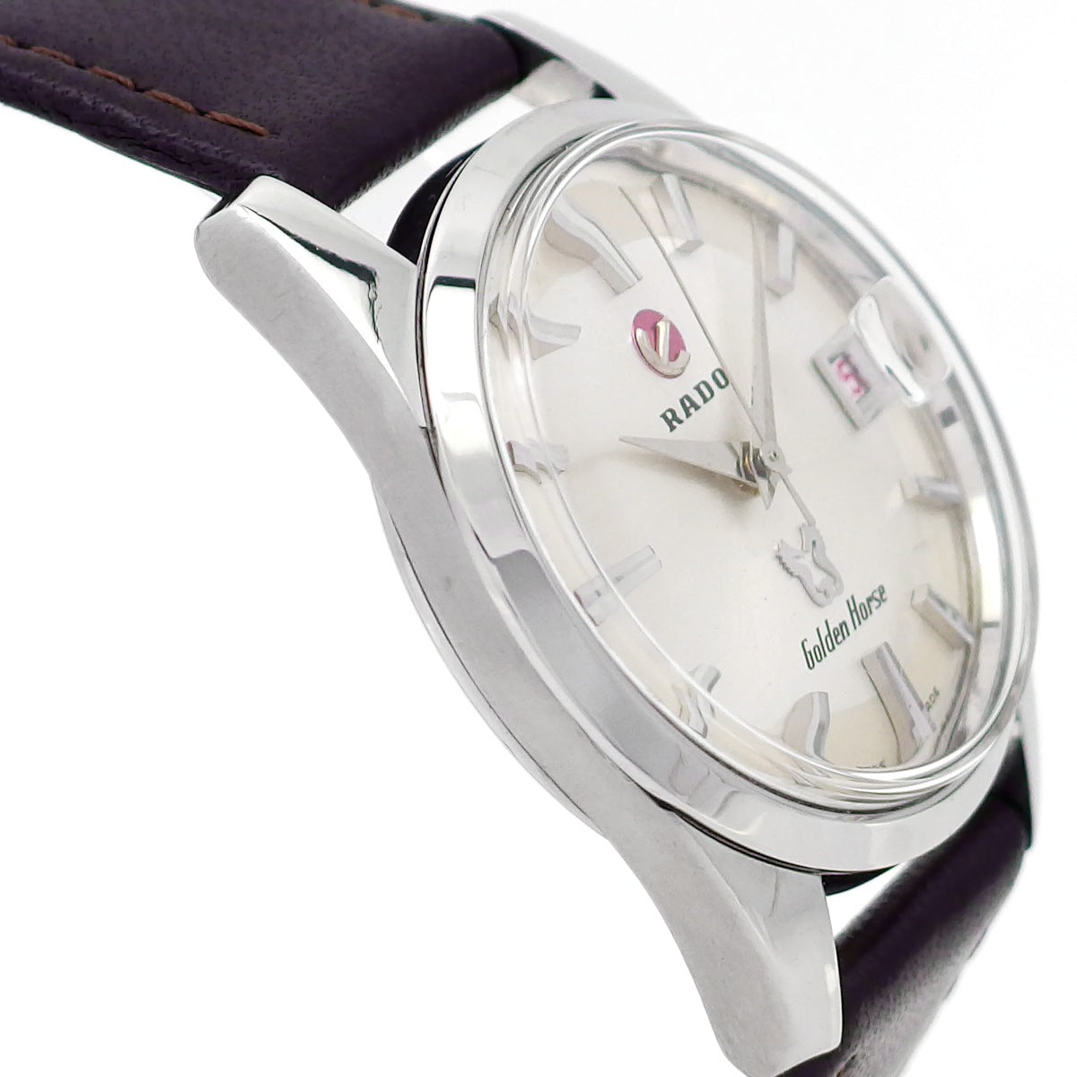 ラドー ゴールデンホース 11675/2 新品風防 ETA2782 金色ムーブメント 25石 自動巻 OH済 1970年代 Rado