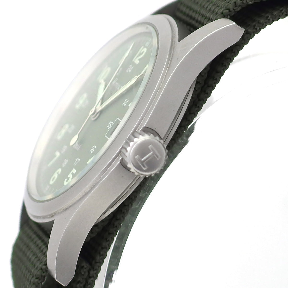 ハミルトン カーキ 38mm H68411363 グリーン文字盤 クオーツ USED Hamilton