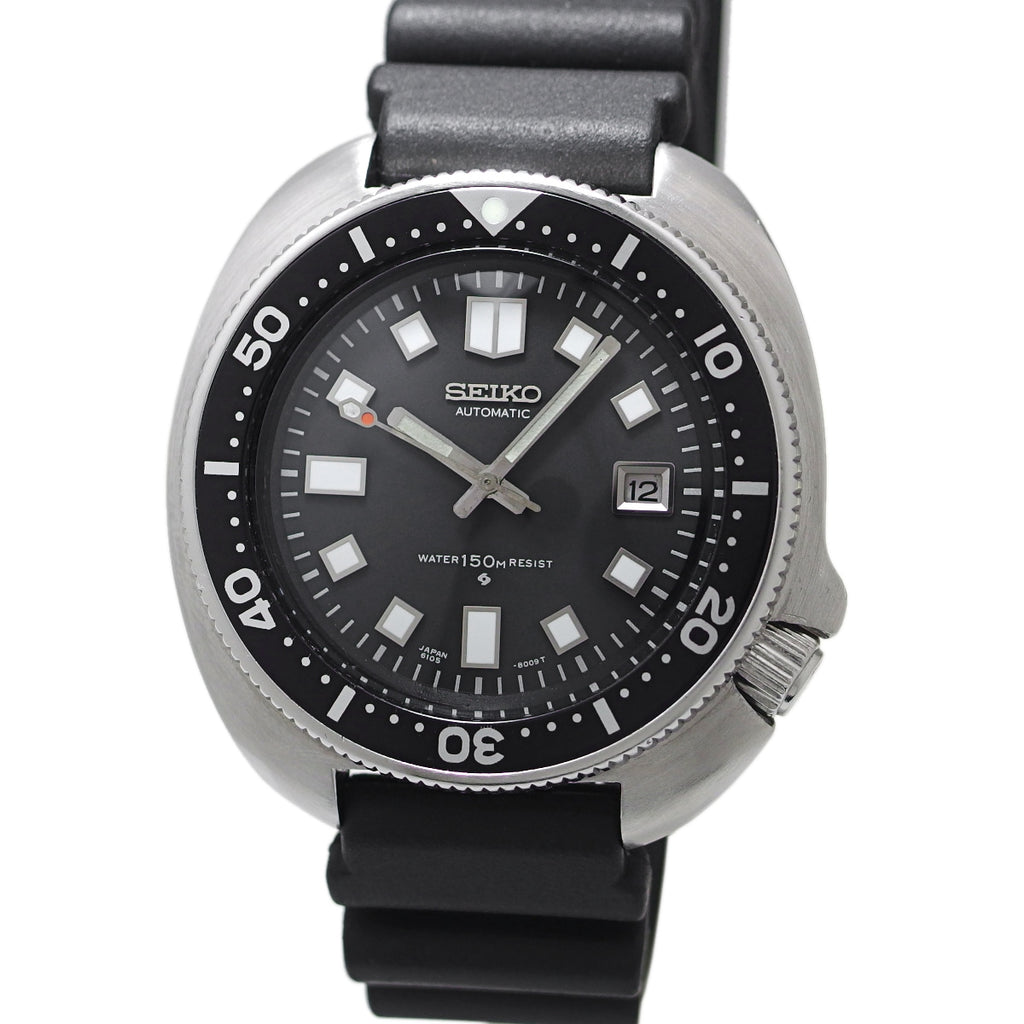 セイコー セカンドダイバー 150m 6105-8110 新品ガラス 自動巻 OH済 1973年／昭和48年製 Seiko