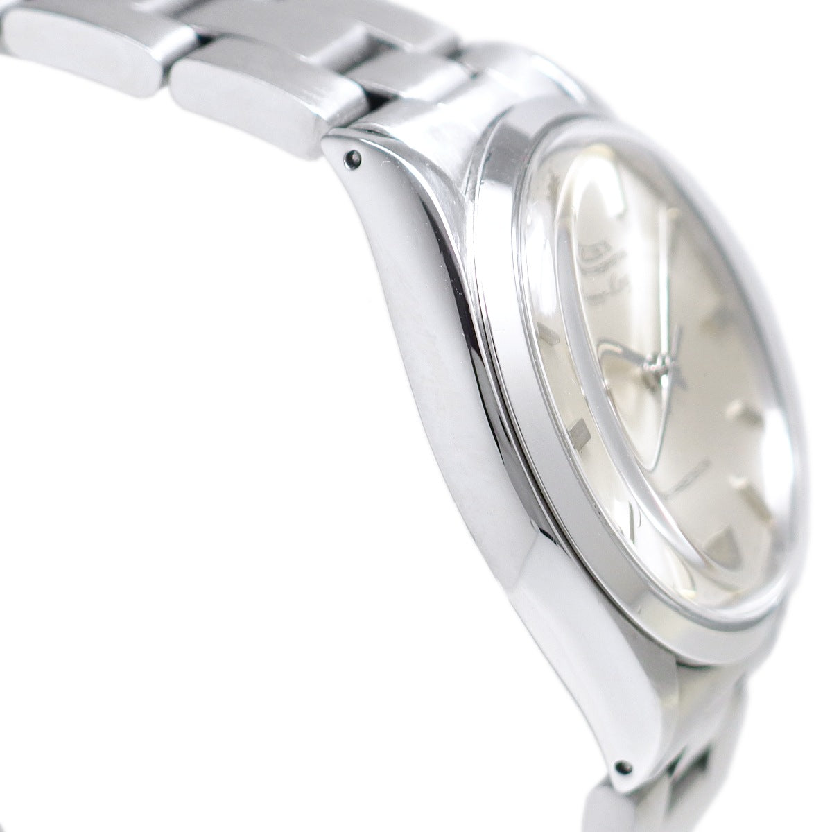 Rolex Air-King Ref.5500 Cal.1520 Automatic, Overhauled, with genuine Rolex hard bracelet, 1969 production. Rolex