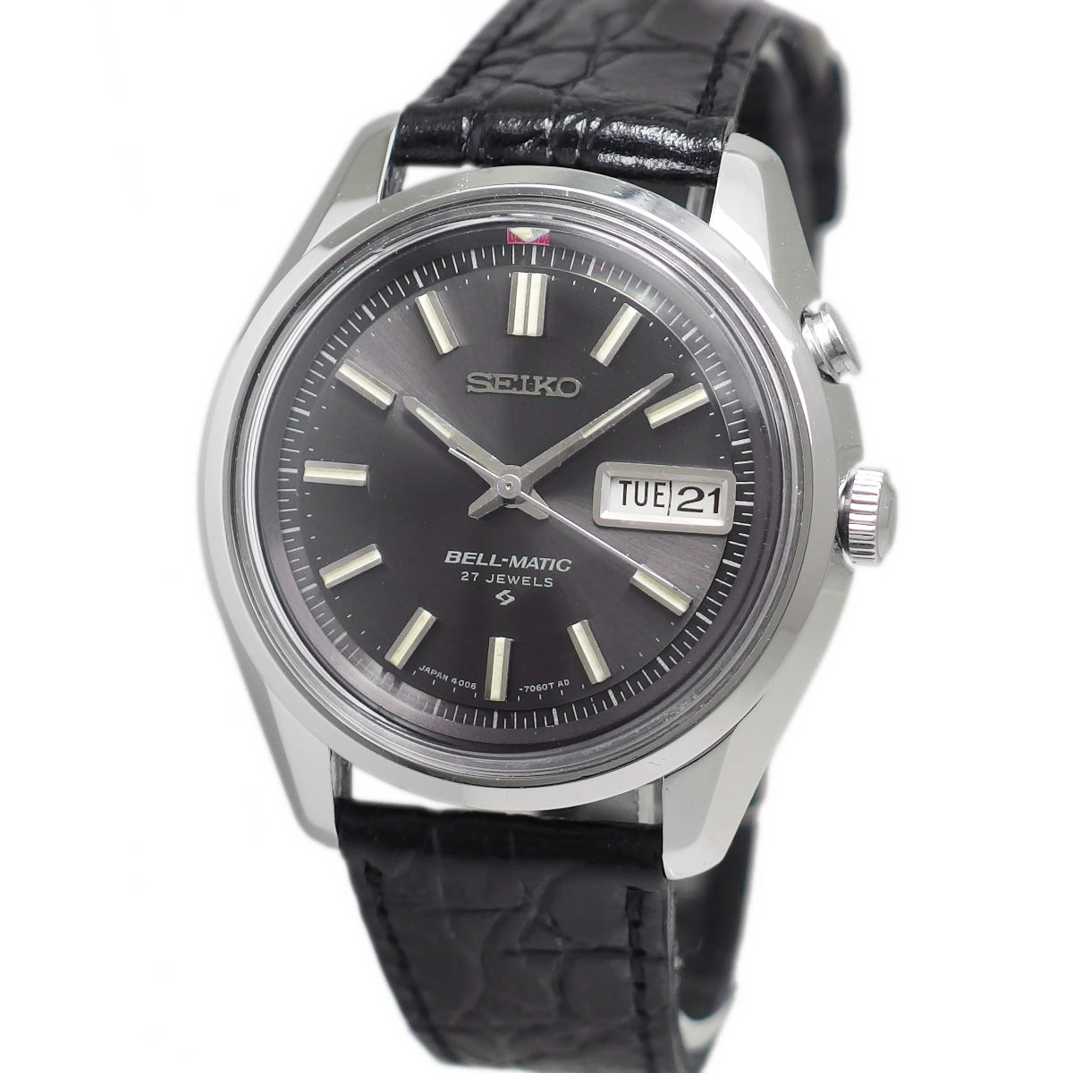 セイコー ベルマチック デイデイト 4006-7010 グレー文字盤 自動巻 OH済 昭和42年/1967年製 Seiko