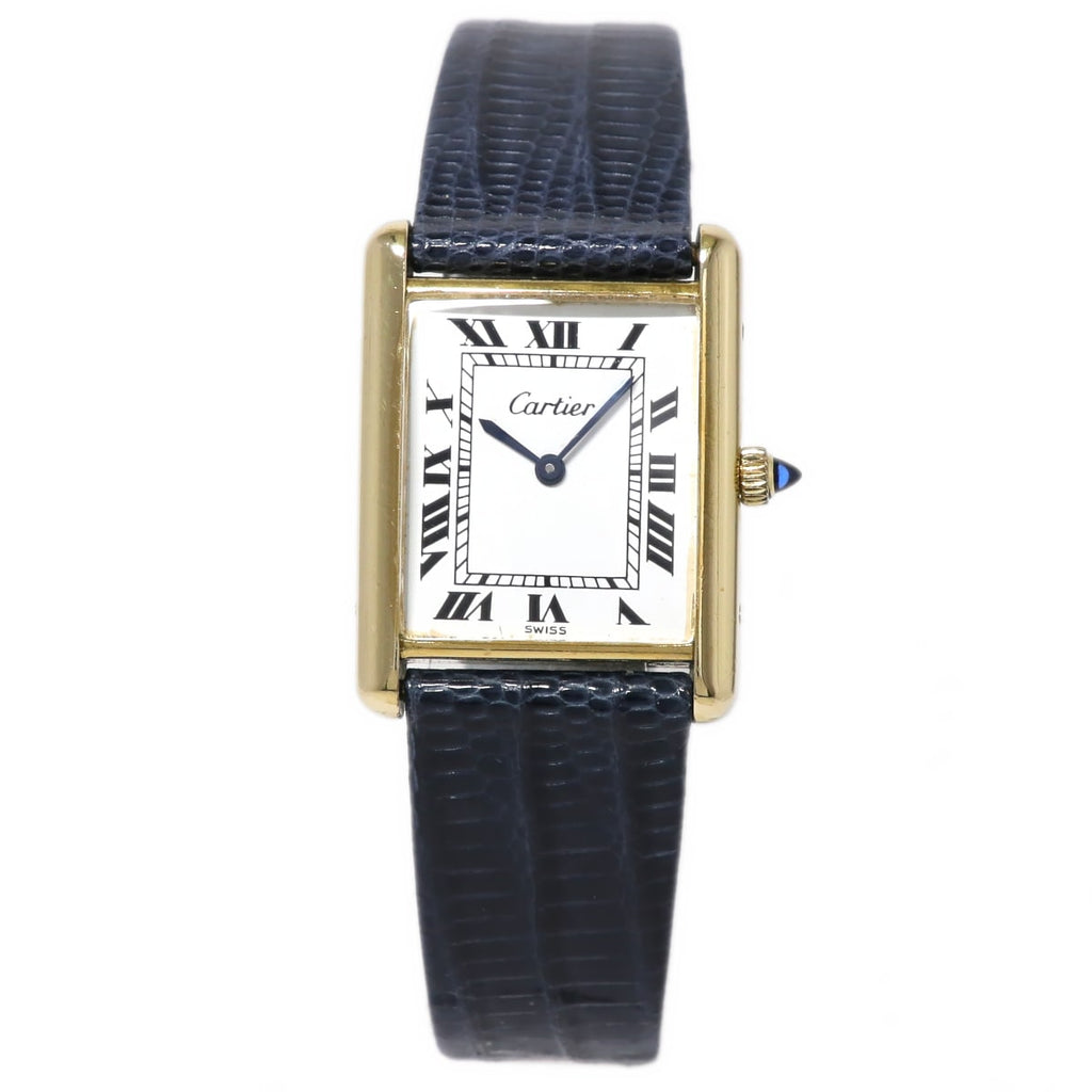 カルティエ タンク Ref.15705 金メッキ レディース Cal.78X ETA2512 手巻き OH済 1970年代