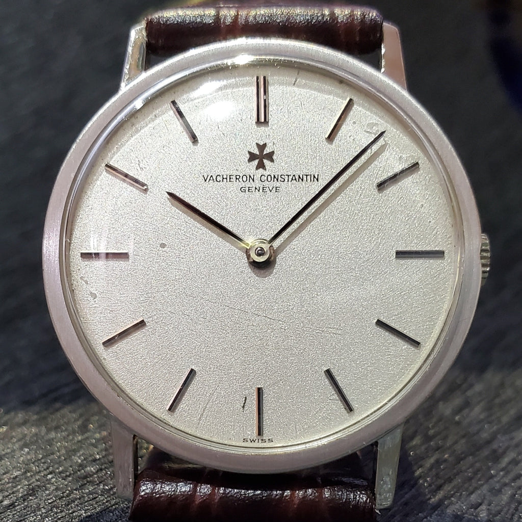 バセロンコンスタンチン 18金無垢ホワイトゴールド WG Ref.7811 Cal.1014 手巻 OH済 1970年代