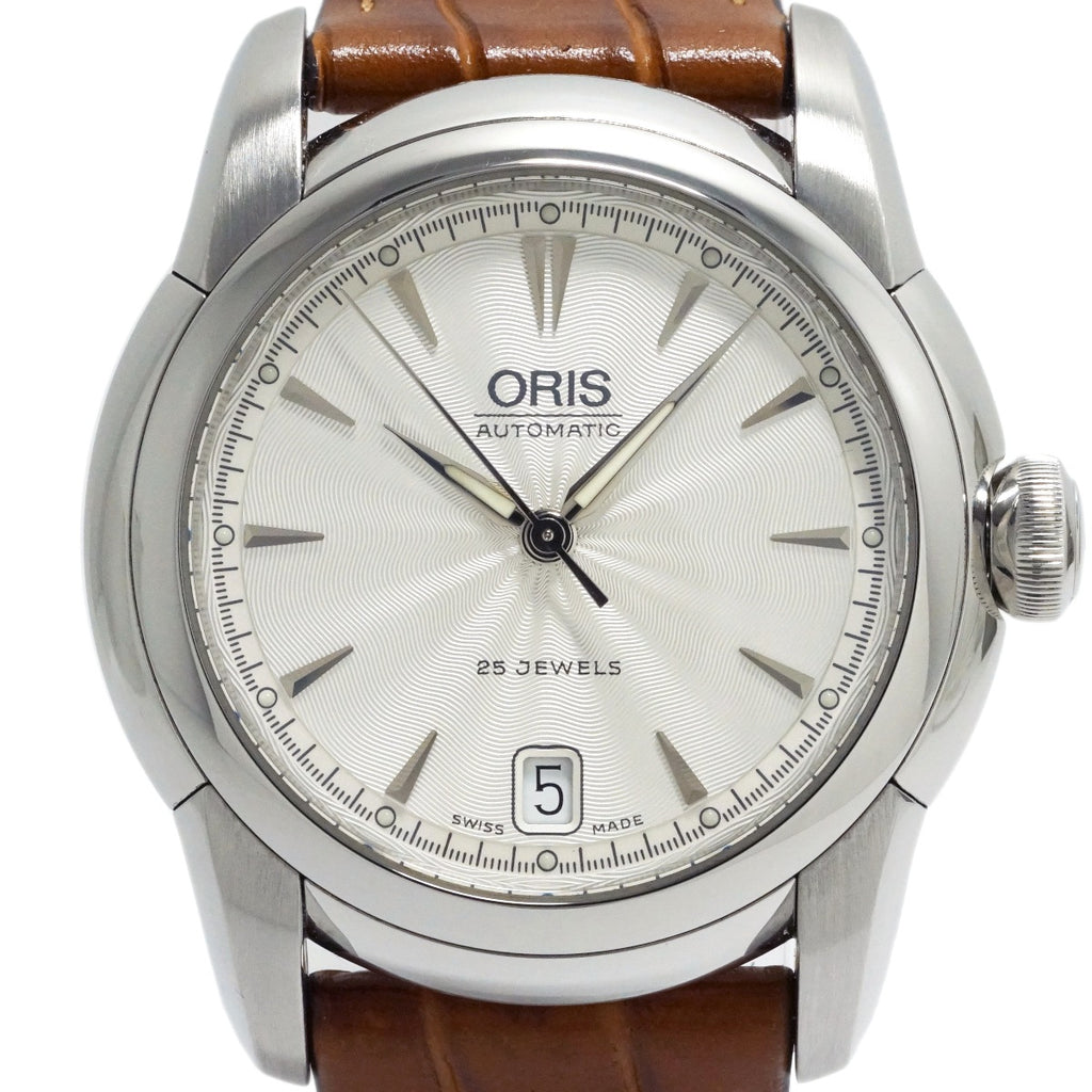 オリス アートリエ 633 7552A 裏スケルトン 25石 自動巻 USED