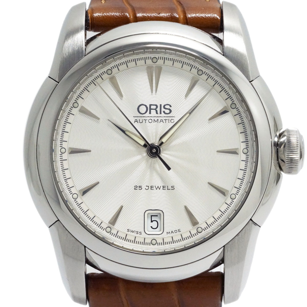 オリス アートリエ 633 7552A 裏スケルトン 25石 自動巻 USED