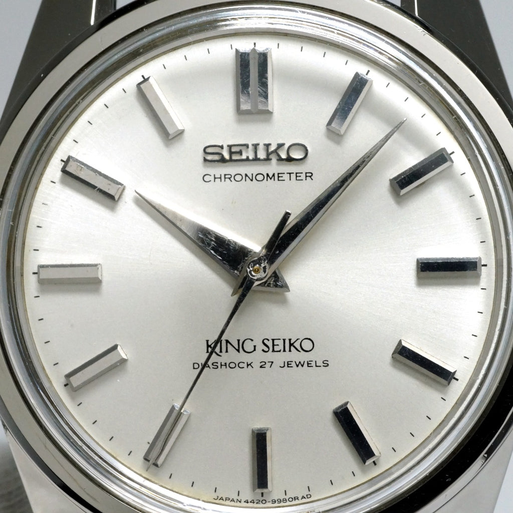 [Rare] King Seiko Chronometer 4420-9990 Late Model, Lion Medallion, Manual Wind, Overhauled, Manufactured in 1966 (Showa 41), Seiko