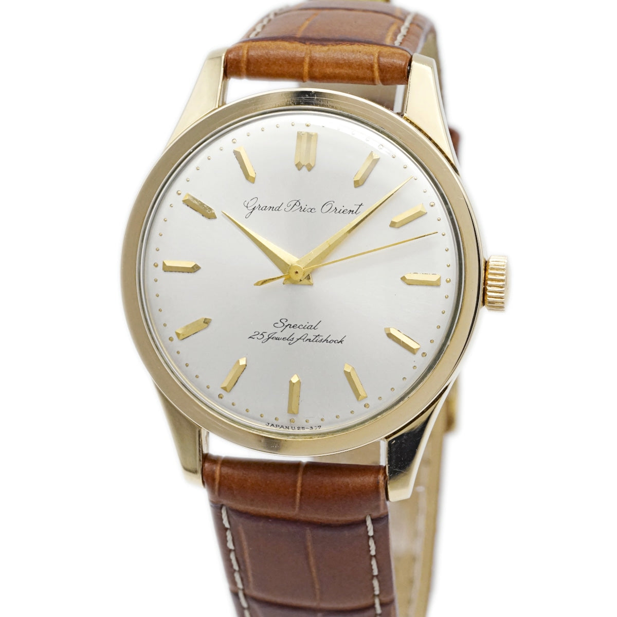 Grand Prix Orient Special F24301, 14K Gold Filled, 25 Jewels, Manual Wind, Serviced, circa 1961