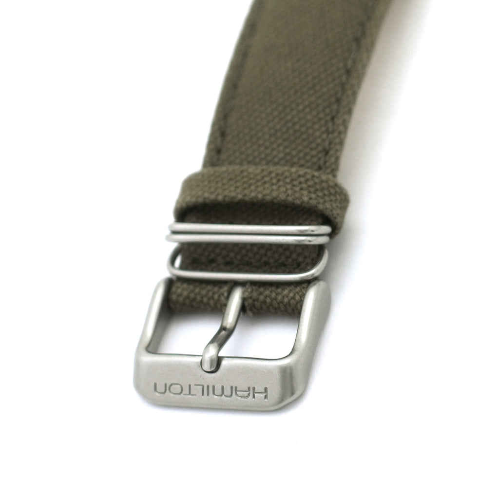 ハミルトン カーキ メカニカル 38mm H694190 グリーン文字盤 Cal.2804-2 手巻き USED Hamilton