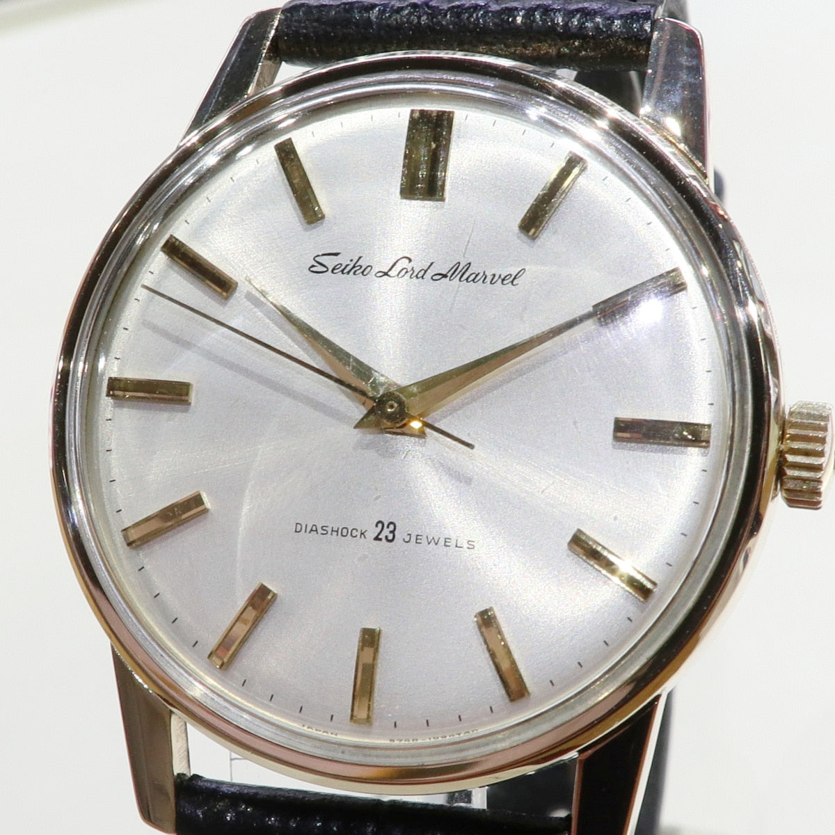 セイコー ロードマーベル 5740-1990 金張り 23石 Cal.5740A 手巻 OH済 昭和40年/1965年製 Seiko