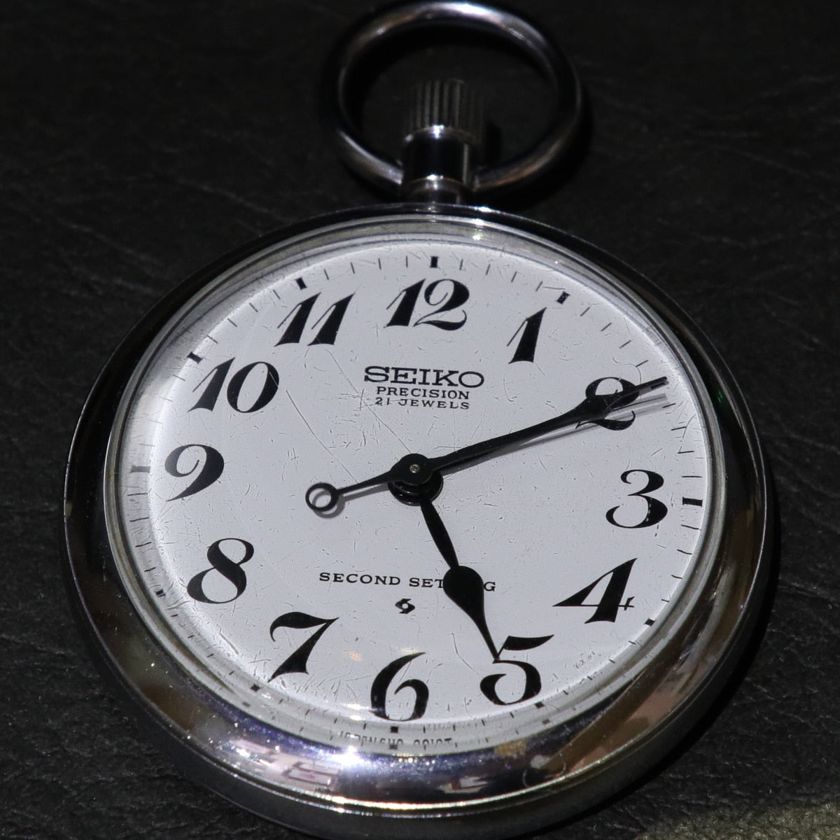 セイコー プレシジョン 懐中時計 6110-0010 Cal.6110A 21石 手巻 OH済 昭和47年/1972年製 Seiko