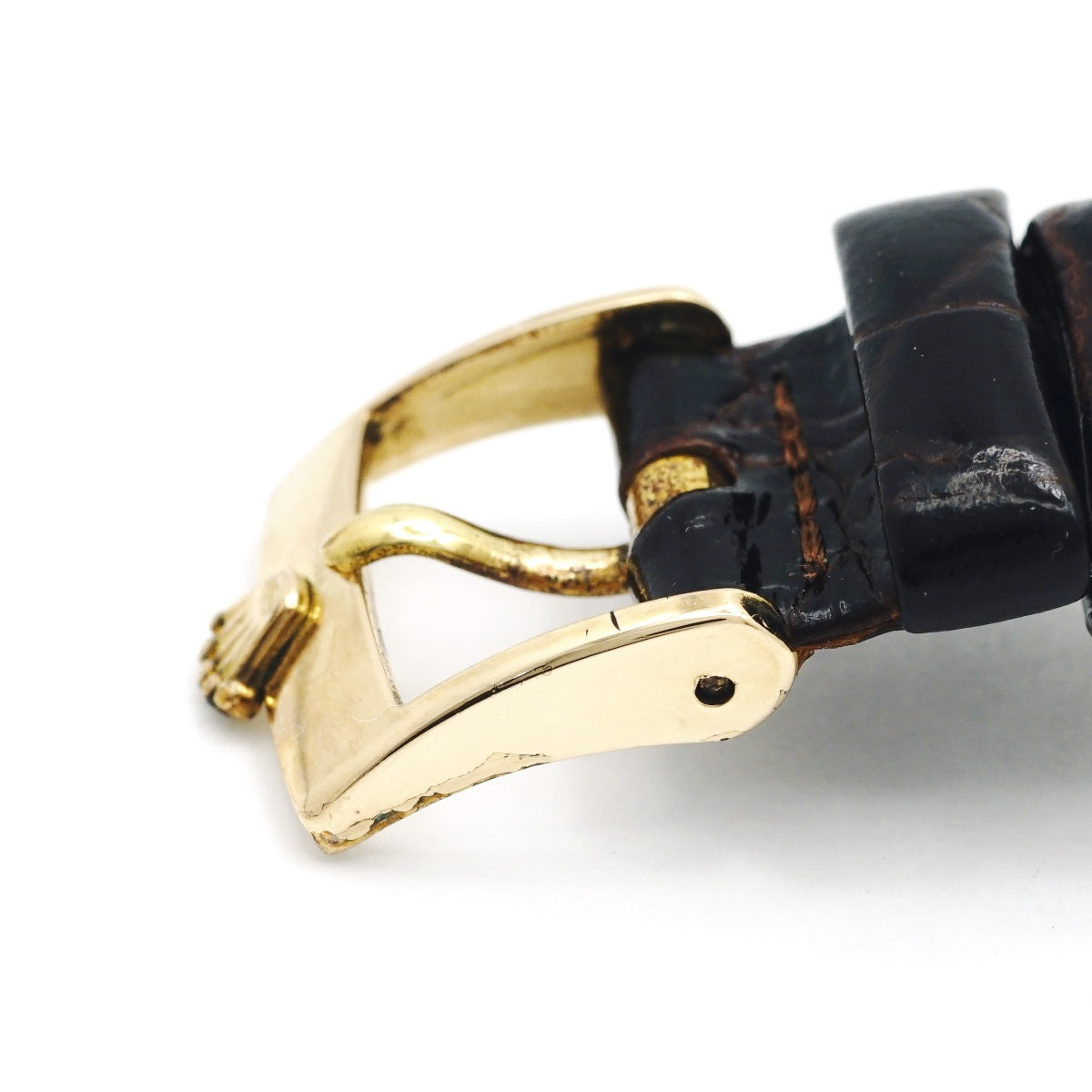 ROLEX Cellini Men's Ref. 4112 18K Solid Gold Original Buckle Cal. 1601 19 Jewels Hand-Wound Overhauled Made in 1981 Rolex