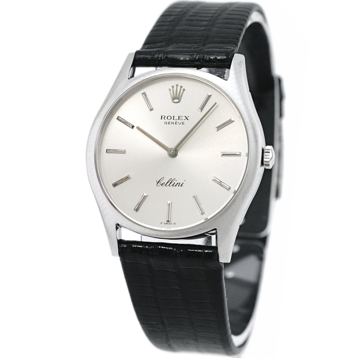 Rolex Cellini Ref. 3804 18K White Gold Cal. 1601 Manual Winding Overhauled Original Buckle Made in 1974 Rolex
