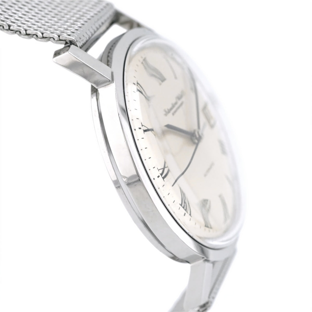 IWC Ref.818AD 純正メッシュブレス Cal.8541B 自動巻 OH済 1972年製 International Watch Co