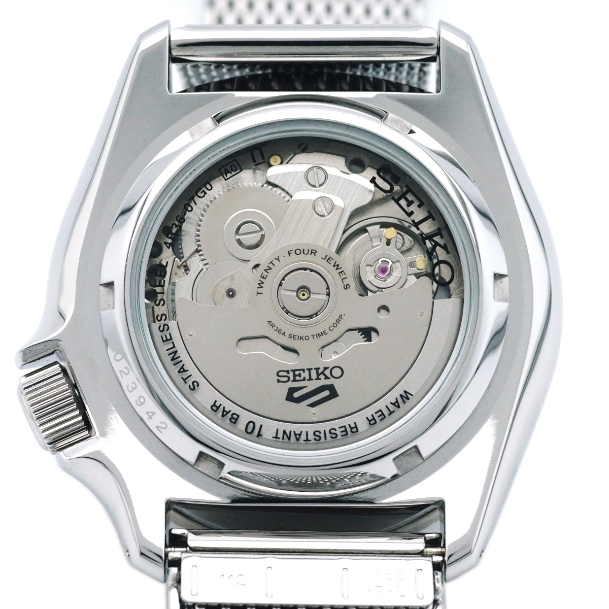 セイコー ５スポーツ メカニカル ブルー文字盤 4R36-07G0 自動巻 USED Seiko