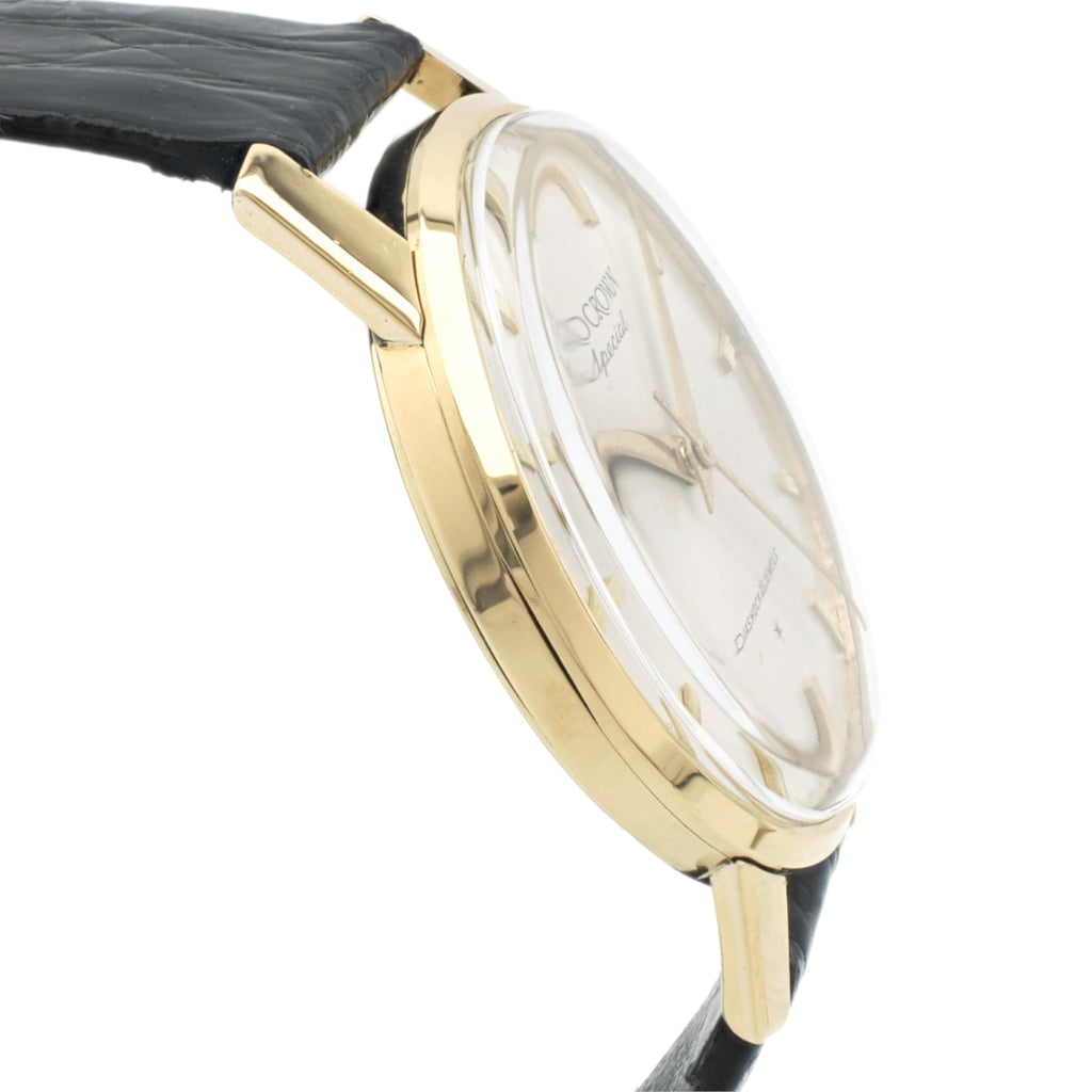 Seiko Crown Special 18K Solid Gold Ref. 70198 Cal. 341 23 Jewels Hand-wound Overhauled, Made in 1964