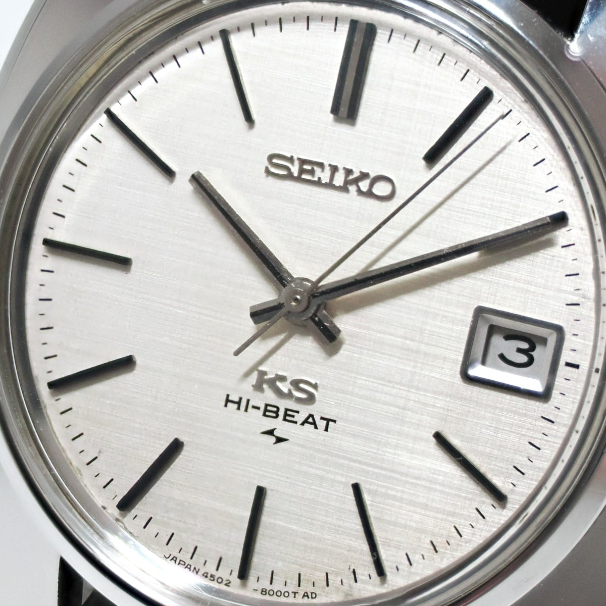 キングセイコー 4502-8000 絹目文字盤 手巻 OH済 昭和44年/1969年製 King Seiko