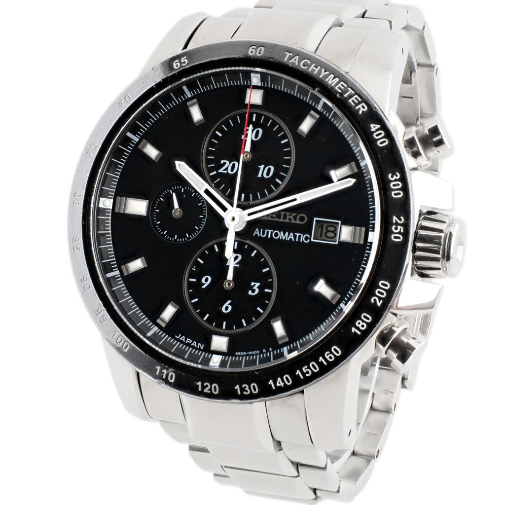 セイコー ブライツ フェニックス メカニカルクロノグラフ SAGH001 6S28-00B0 自動巻 OH済 2008年製 USED Seiko