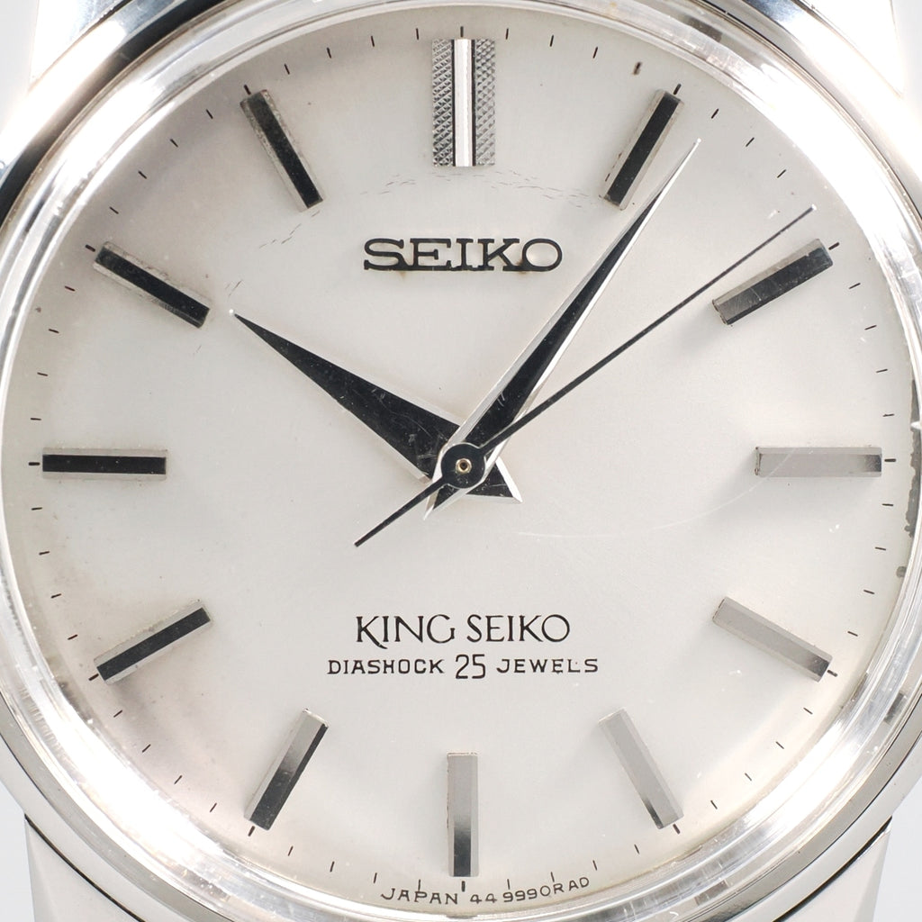 キングセイコー セカンドモデル 後期型 44-9990 SEIKO純正尾錠 Cal.44A 手巻 OH済 昭和42年/1967年製 King Seiko