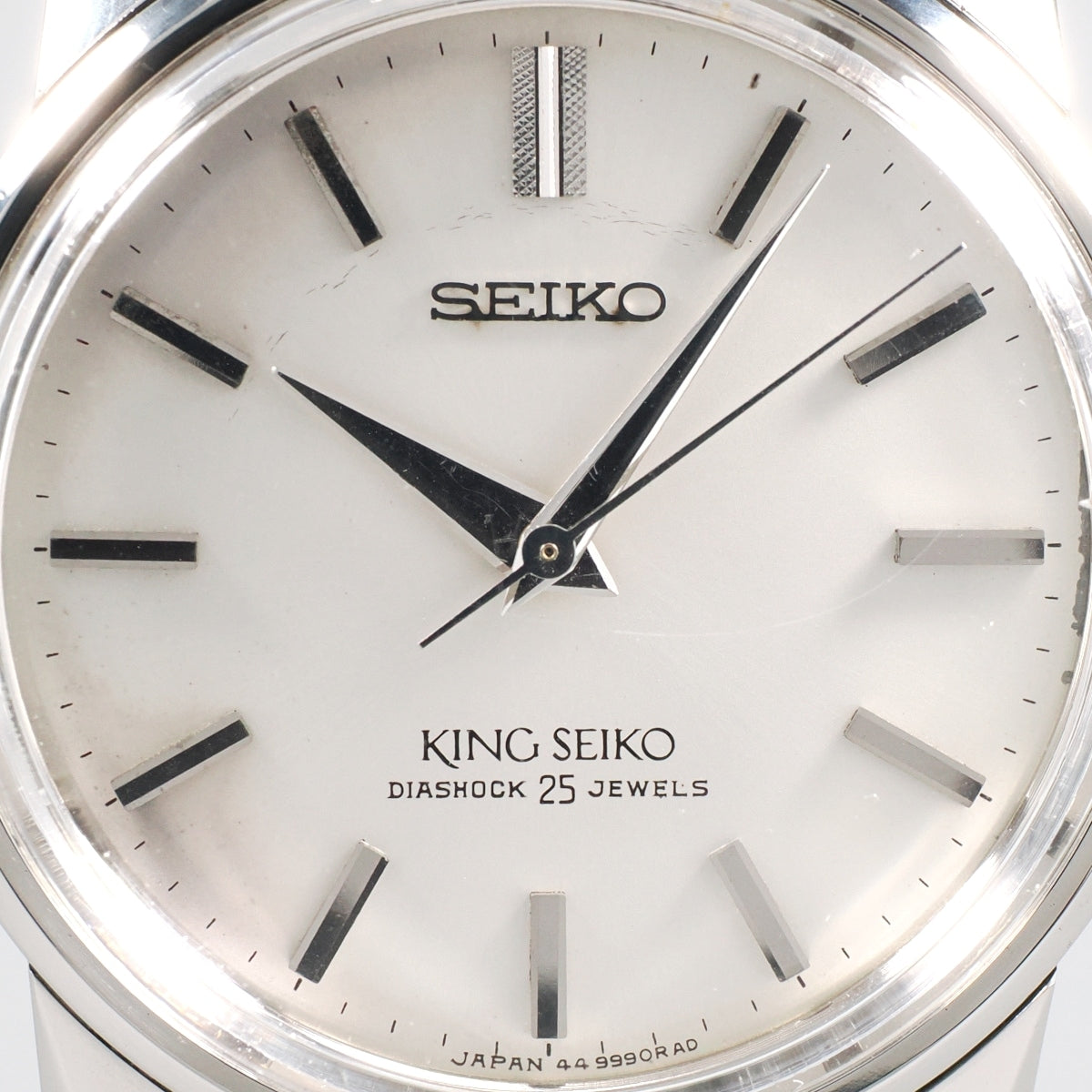 キングセイコー セカンドモデル 後期型 44-9990 SEIKO純正尾錠 Cal.44A 手巻 OH済 昭和42年/1967年製 King Seiko