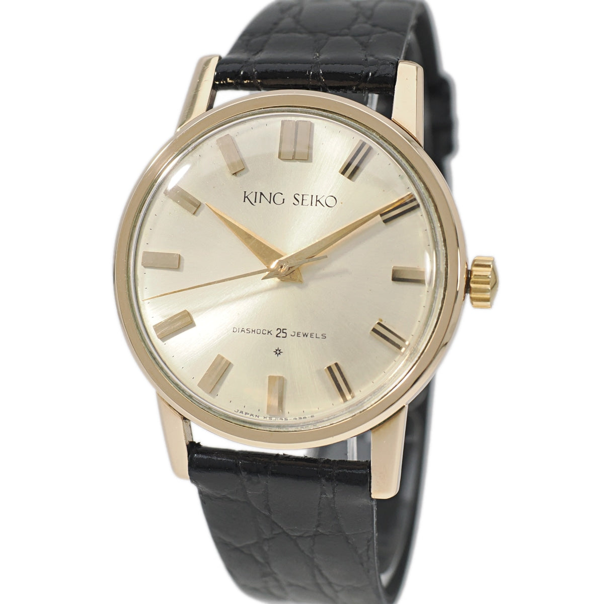 キングセイコー J14102E 1st SD文字盤 14金張り 25石 手巻 OH済 昭和36年/1961年製 King Seiko