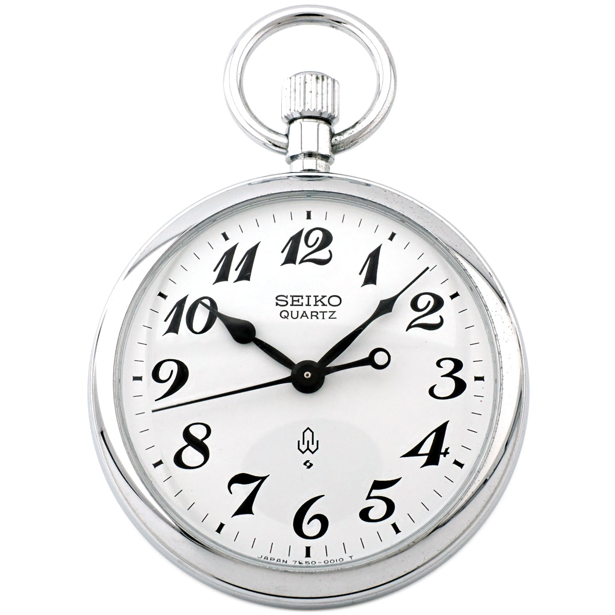 セイコー クオーツ 懐中時計 7550-0010 大鉄 昭和56年/1981年製 Seiko