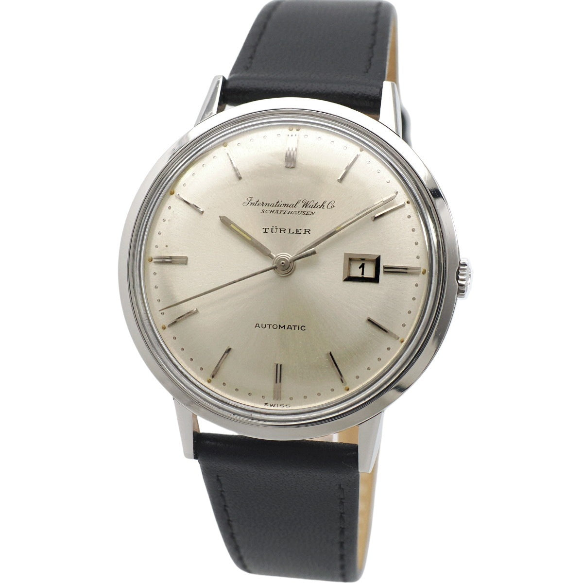 インターナショナル Ref.603A TURLER Wネーム Cal.8531 自動巻 OH済 1964年製 International Watch Co