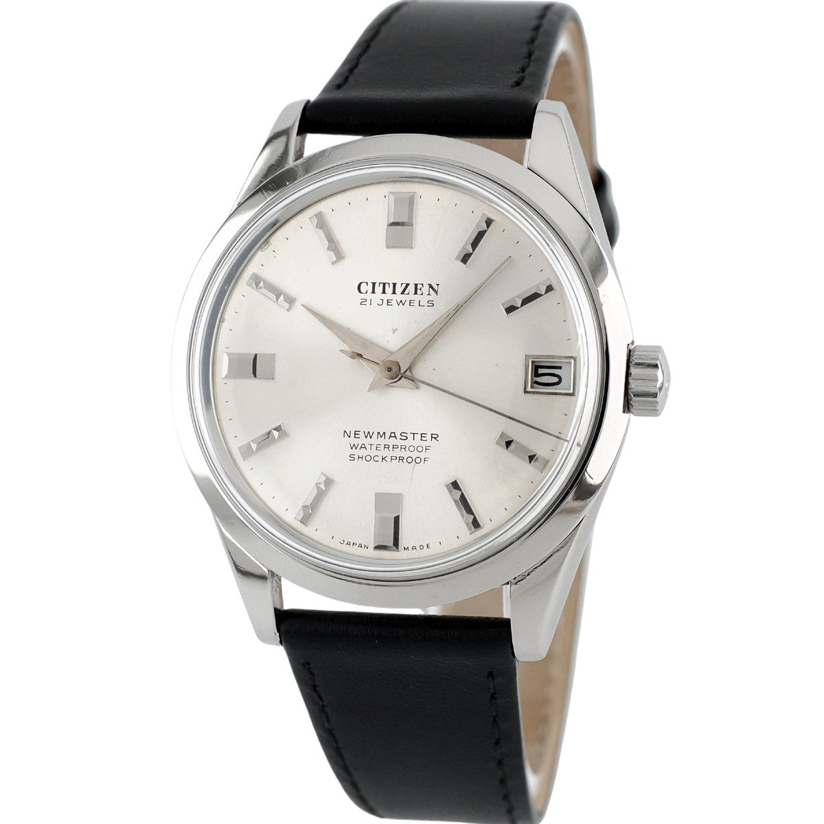 シチズン ニューマスター デイト 4-180615 C 63-1019 21石 手巻 OH済 昭和38年/1963年製 Citizen
