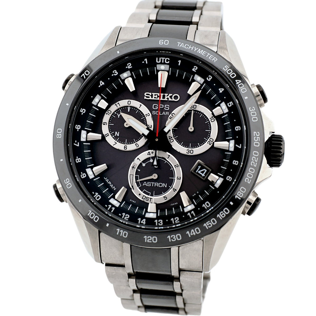 セイコー アストロン SBXB029 8X82-0AH0-1 ステンレス＆セラミック GPSソーラー 2017年購入 USED Seiko
