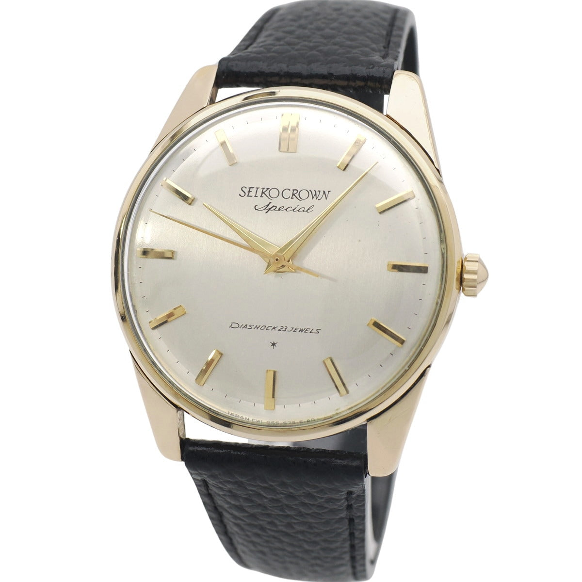 SEIKO CROWN Special 手巻き時計 23石 ゴールドカラー Seiko Crown Special Gold-Filled J15020 Cal.341 23 Jewels Manual