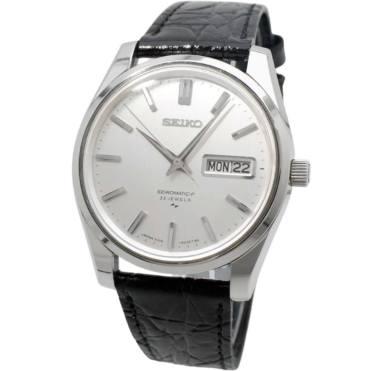 セイコー マチックP 5106-8010 デイデイト プッシュリューズ 33石 自動巻 OH済 昭和42年/1967年製
