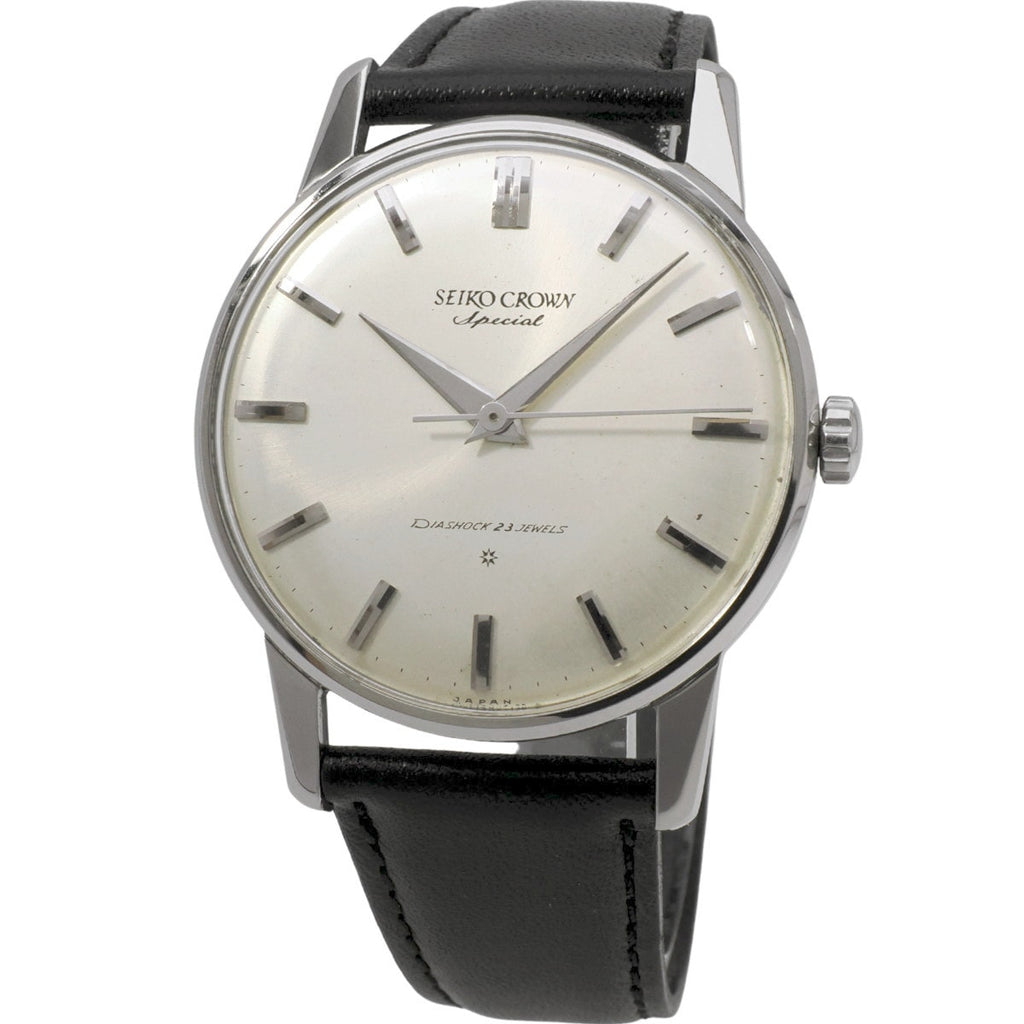 Seiko Crown Special 15021 SD Dial, Cal. 341, 23 Jewels, Manual Wind, Overhauled, Manufactured in 1962 (Showa 37)