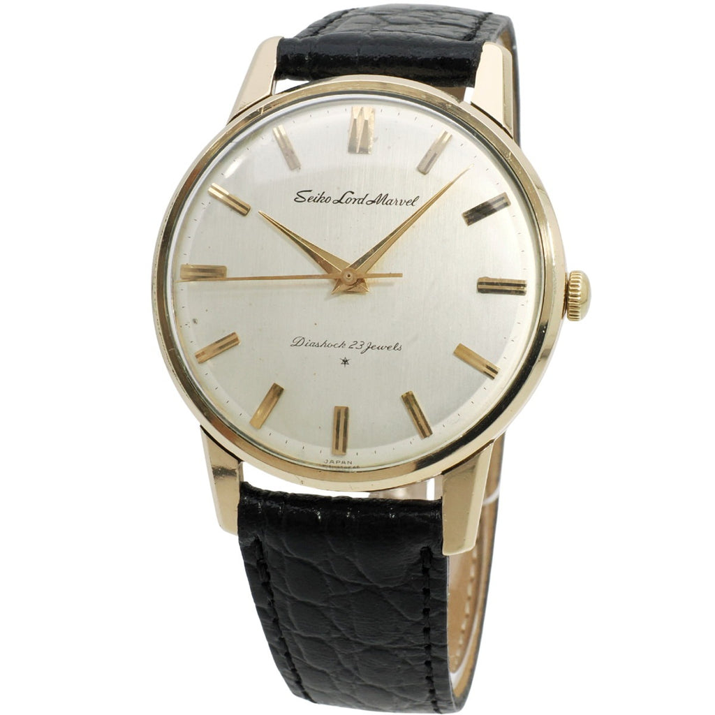 セイコー ロードマーベル 15027 14金張り AD文字盤 23石 手巻 OH済 昭和38年/1963年製 Seiko