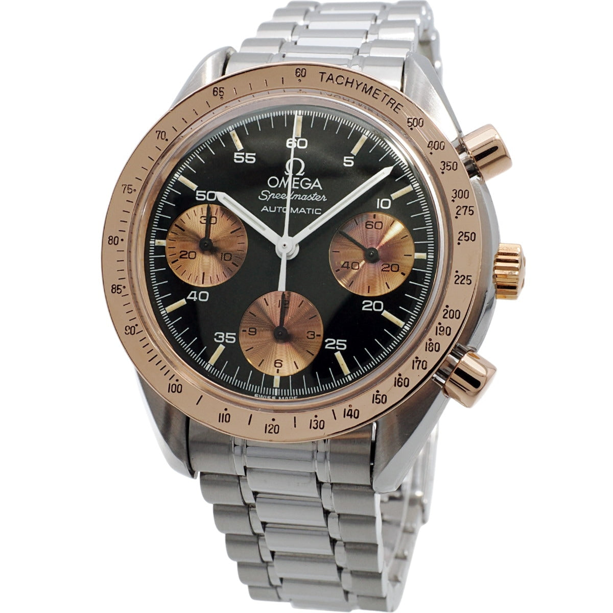 [Manufacturer Overhauled Dec 2025/Over 190,000 Yen] Omega Speedmaster Combination 175.0033 18K RG Bezel with Warranty Until 2027