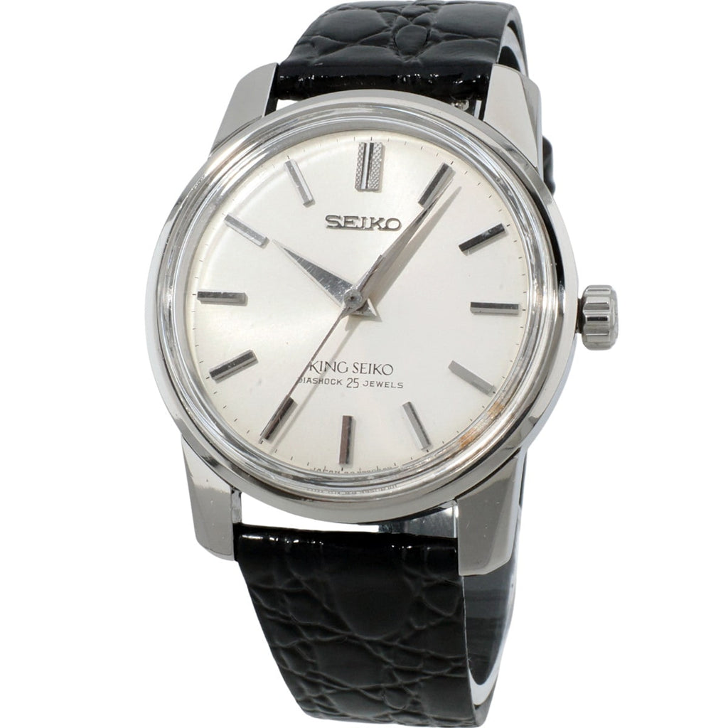 King Seiko Second Model Early Type 44-9990 Shield Medallion Original Crown Manual Winding Overhauled 1965 (Showa 40)