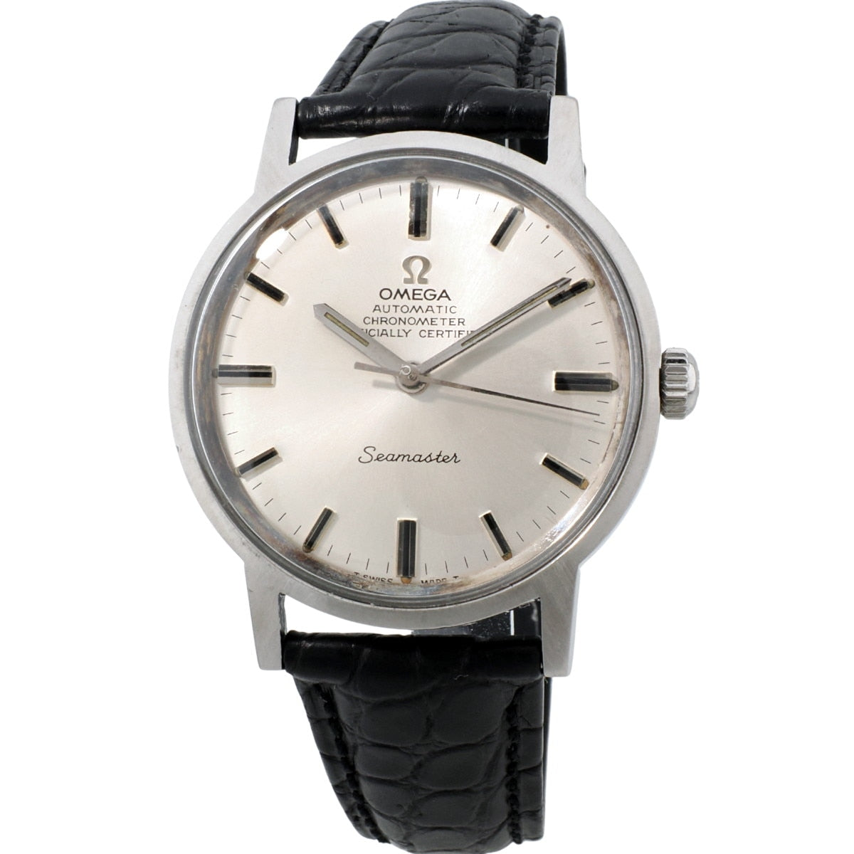Omega Seamaster Chronometer No-Date 167.070 Original Buckle Cal.551 Automatic Winding Overhauled Made in 1967