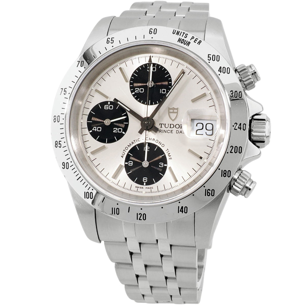 [Jan. 2026 Rolex Overhaul Completed / Over 170k JPY] Tudor 79280 Chrono Time Non-Tiger Panda with 1999 Original Guarantee and Box