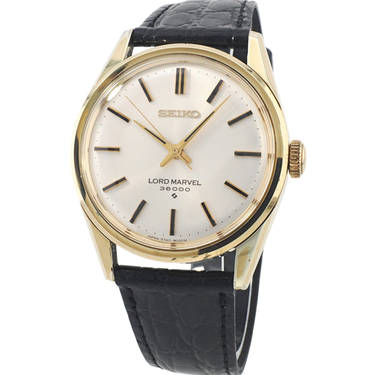 Seiko Lord Marvel 36000 5740-8000 Gold Plated Manual-Winding, Serviced, Made in 1975 (Showa 50)